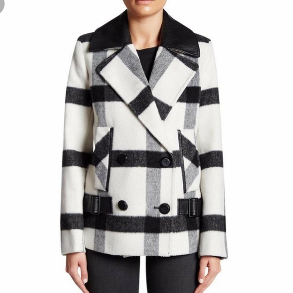 Trina Turk Jackets & Blazers - Trina Turk Plaid Coat